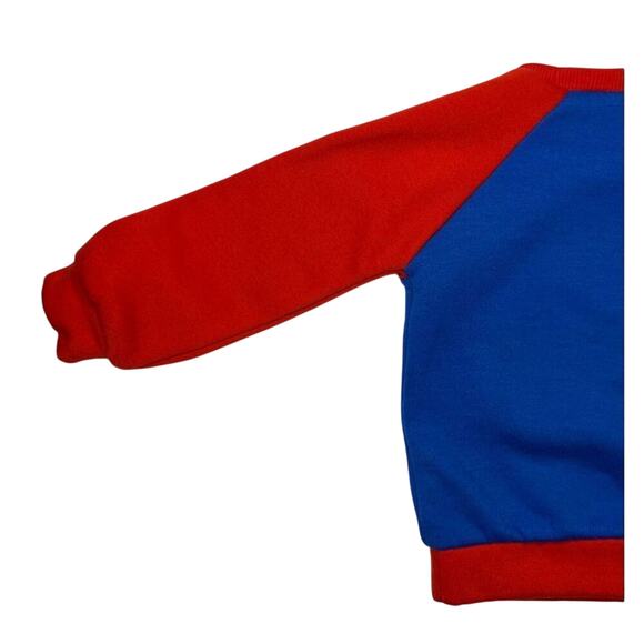 Marvel Amazing Friends Spiderman Fleece Sweatshirt Toddler 2T Superhero Red Blue - Picture 7 of 10